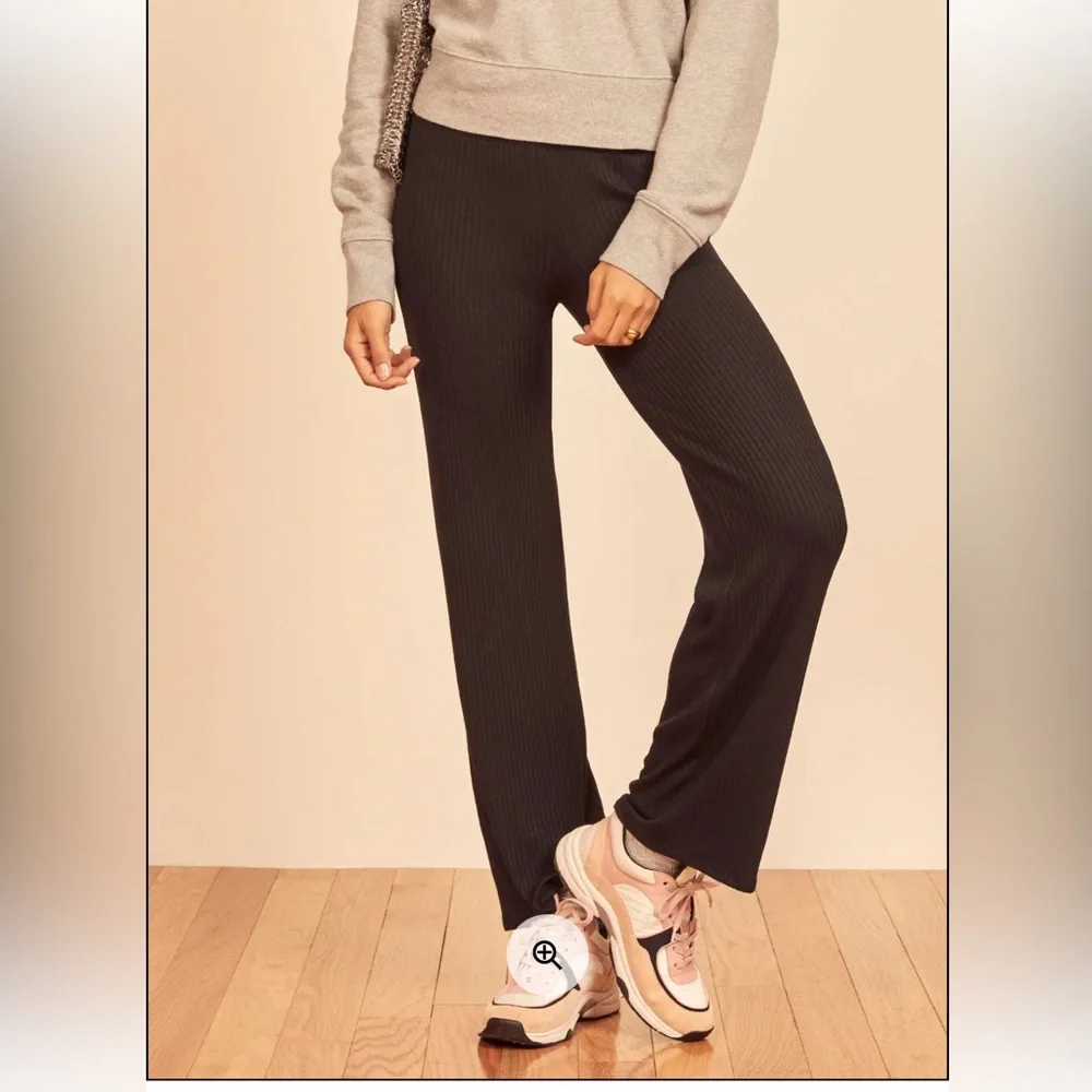 {Reformation} Whitney Ribbed Pants - Picture 1 of 5